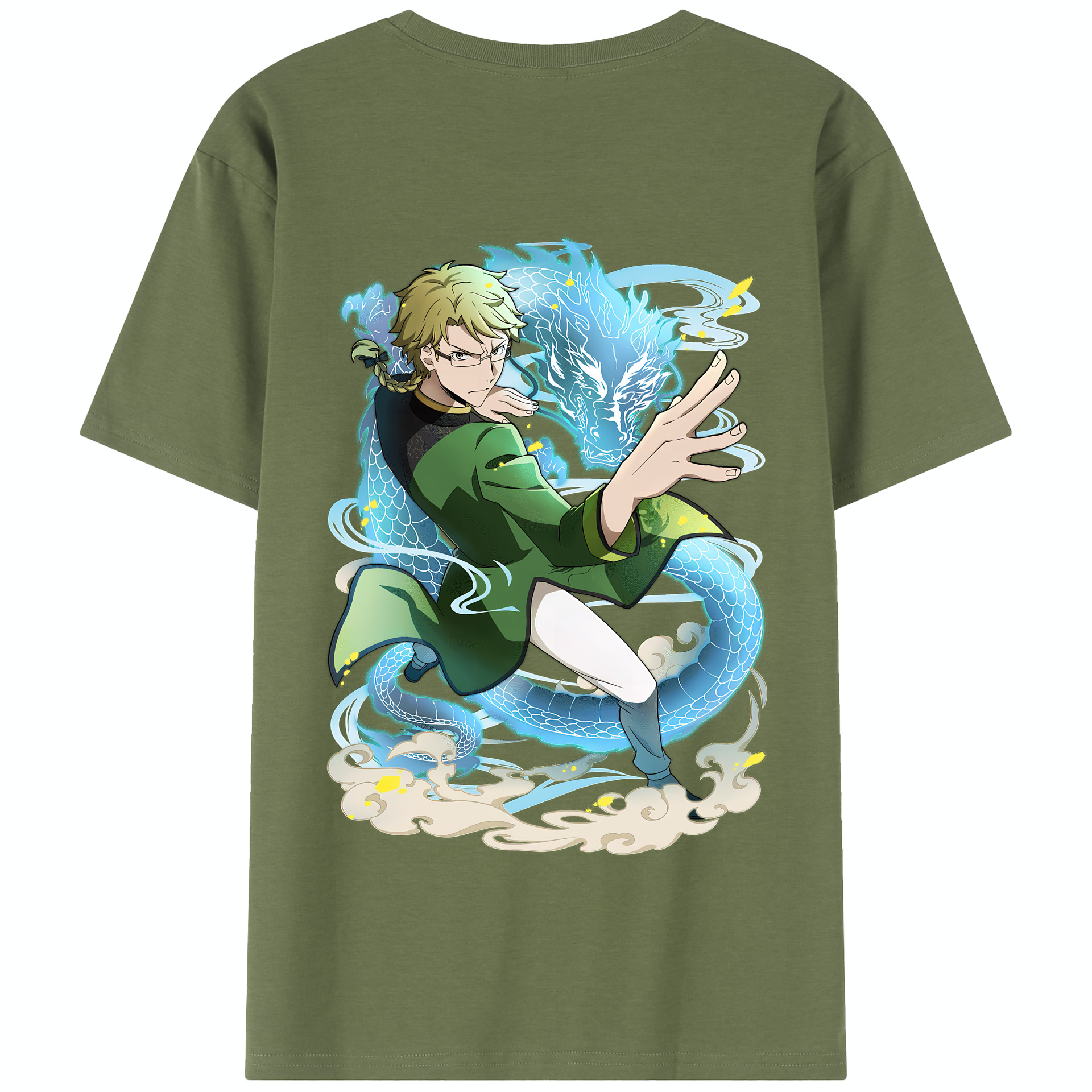（画像用） 文豪ストレイドッグス Bungo Stray Dogs 綿100％半袖Tシャツ（背面プリント）